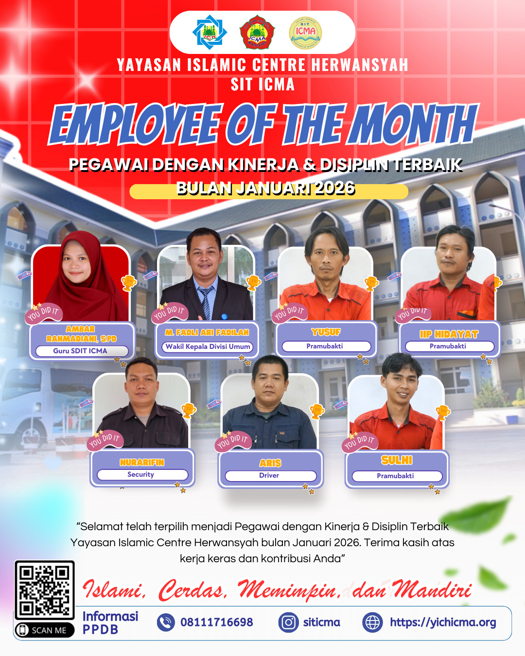 Employee Of The Month Bulan Januari 2026